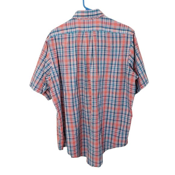 CT468 Superfine Poplin Multi-color Men's Plaid Shirt XL - Picture 3 of 3